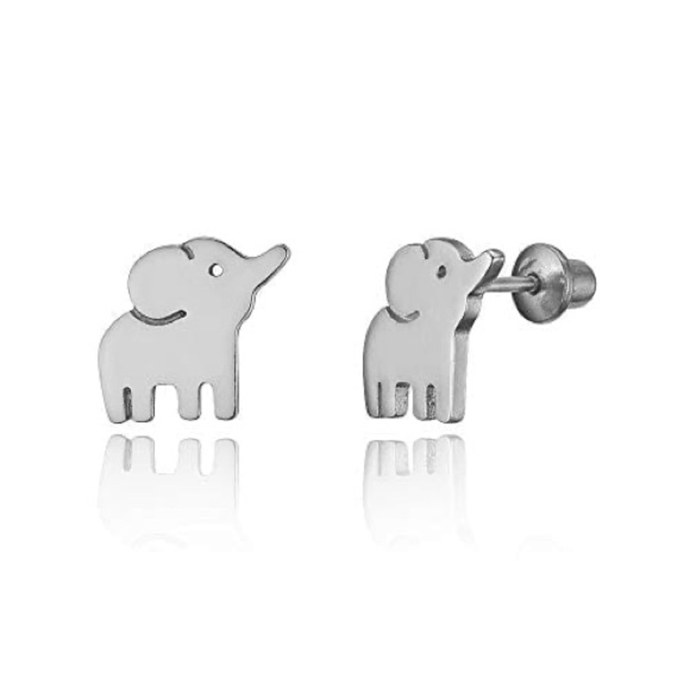 Elephant stud Earrings NIB